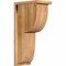 Ekena Millwork Crestline Rough Sawn Corbel w/Backplate, Western Red Cedar, 8"W x 12"D x 24"H COR08X12X24CRE01RWR - alternate 1